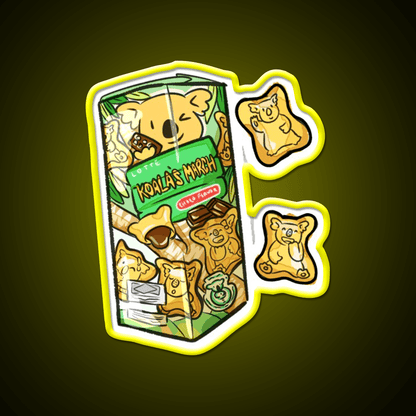 Koalas March Snack Food Led Neon Sign Rgb Color - Shineneon