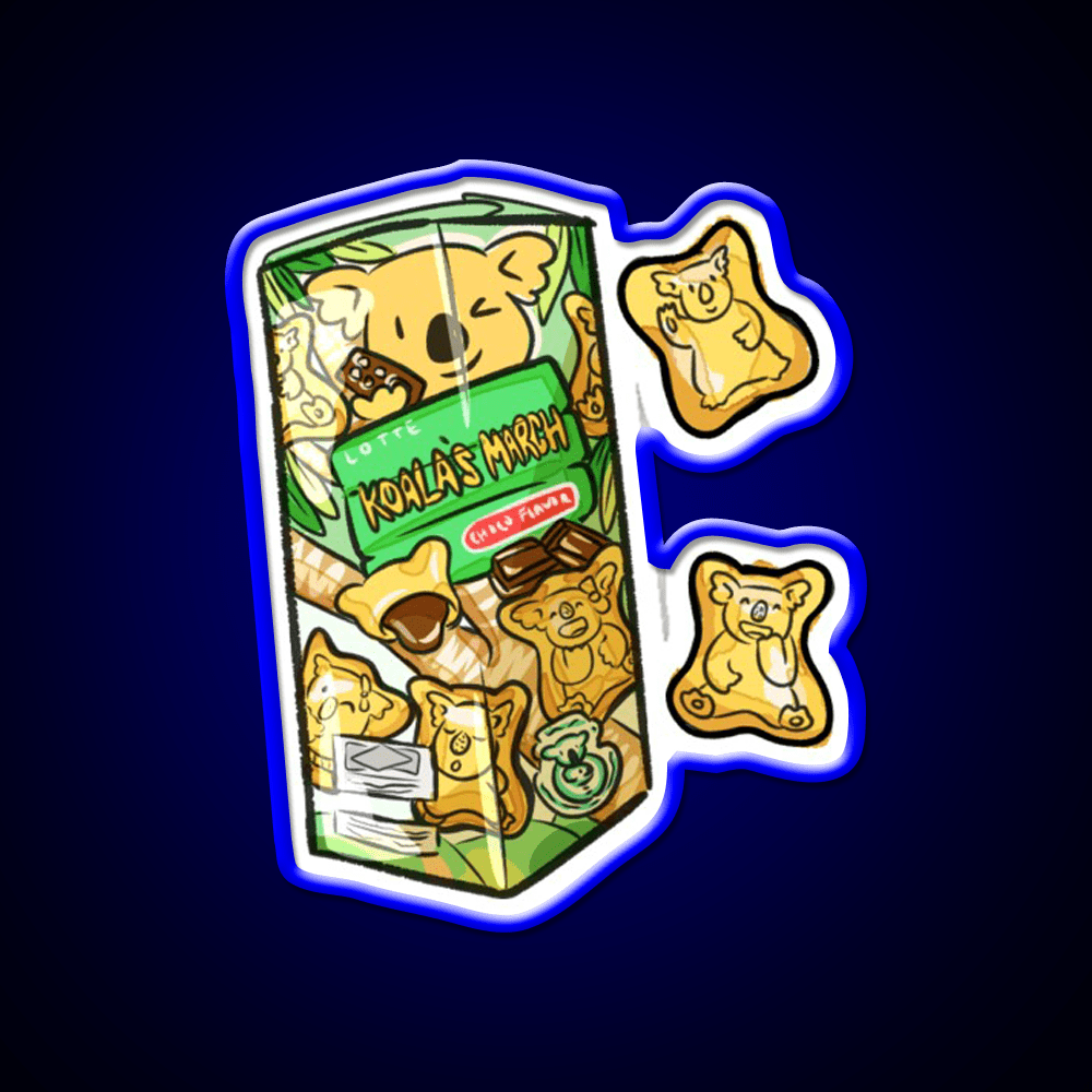 Koalas March Snack Food Led Neon Sign Rgb Color - Shineneon