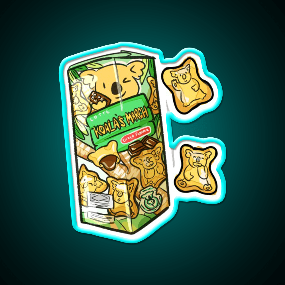 Koalas March Snack Food Led Neon Sign Rgb Color - Shineneon