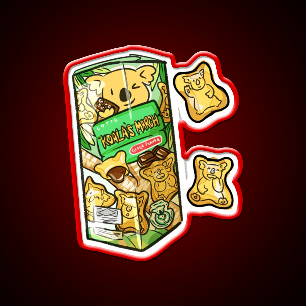 Koalas March Snack Food Led Neon Sign Rgb Color - Shineneon