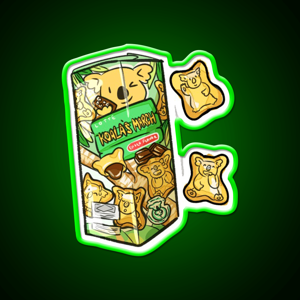 Koalas March Snack Food Led Neon Sign Rgb Color - Shineneon