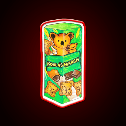 Koalas March Watercolor Snack Food Led Neon Sign Rgb Color - Shineneon