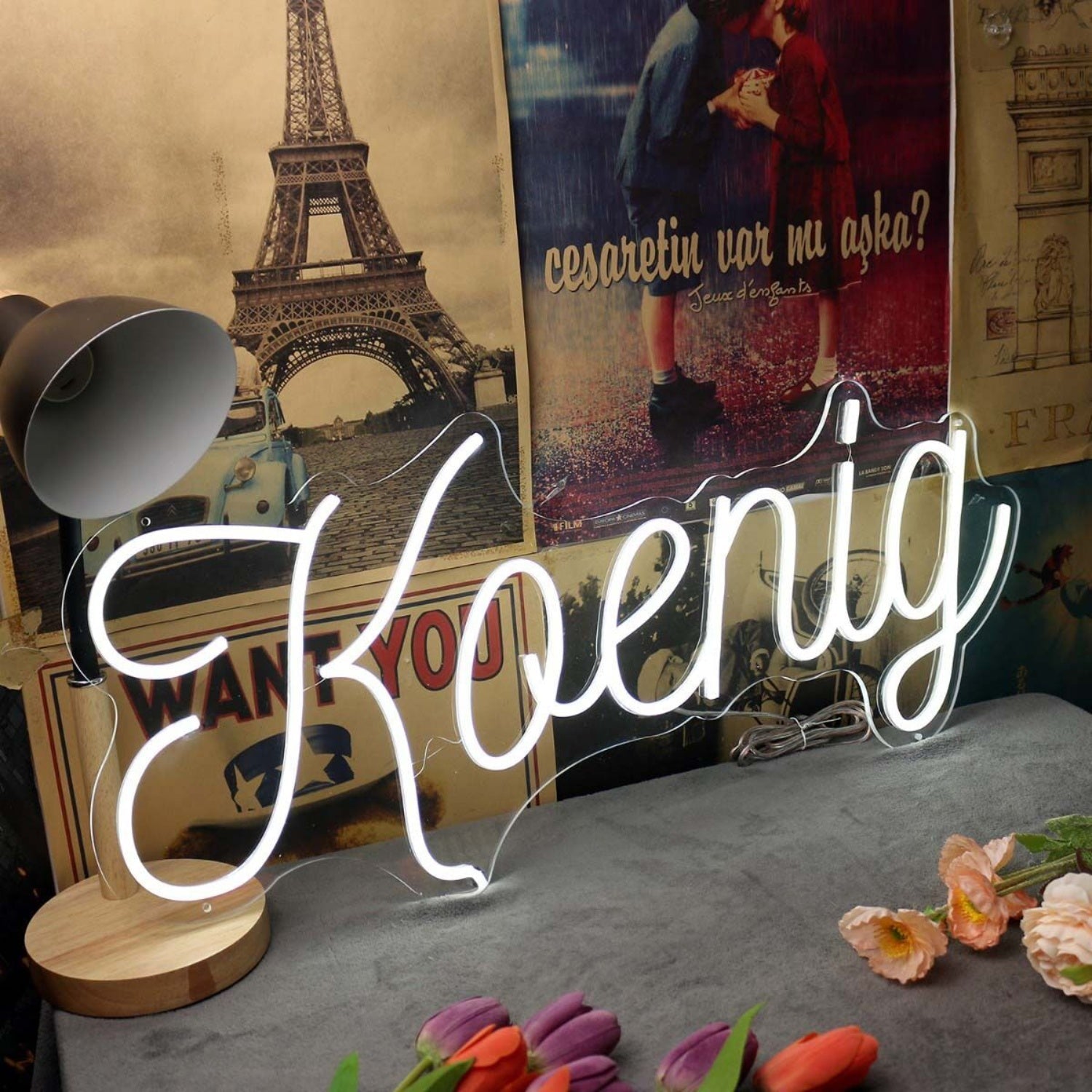 Koenig White Led Neon Sign - Shineneon