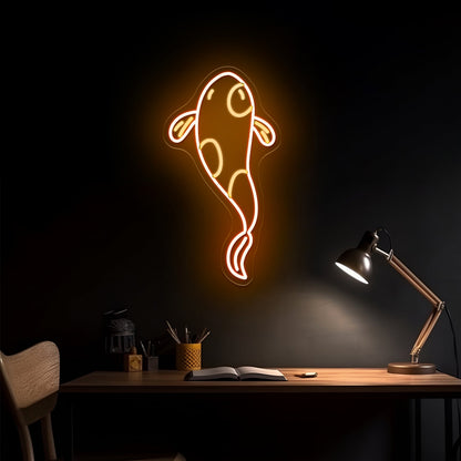 Koi Fish Cute Led Neon Signs For Wall Art - Shineneon