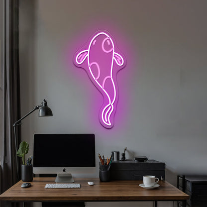 Koi Fish Cute Led Neon Signs For Wall Art - Shineneon
