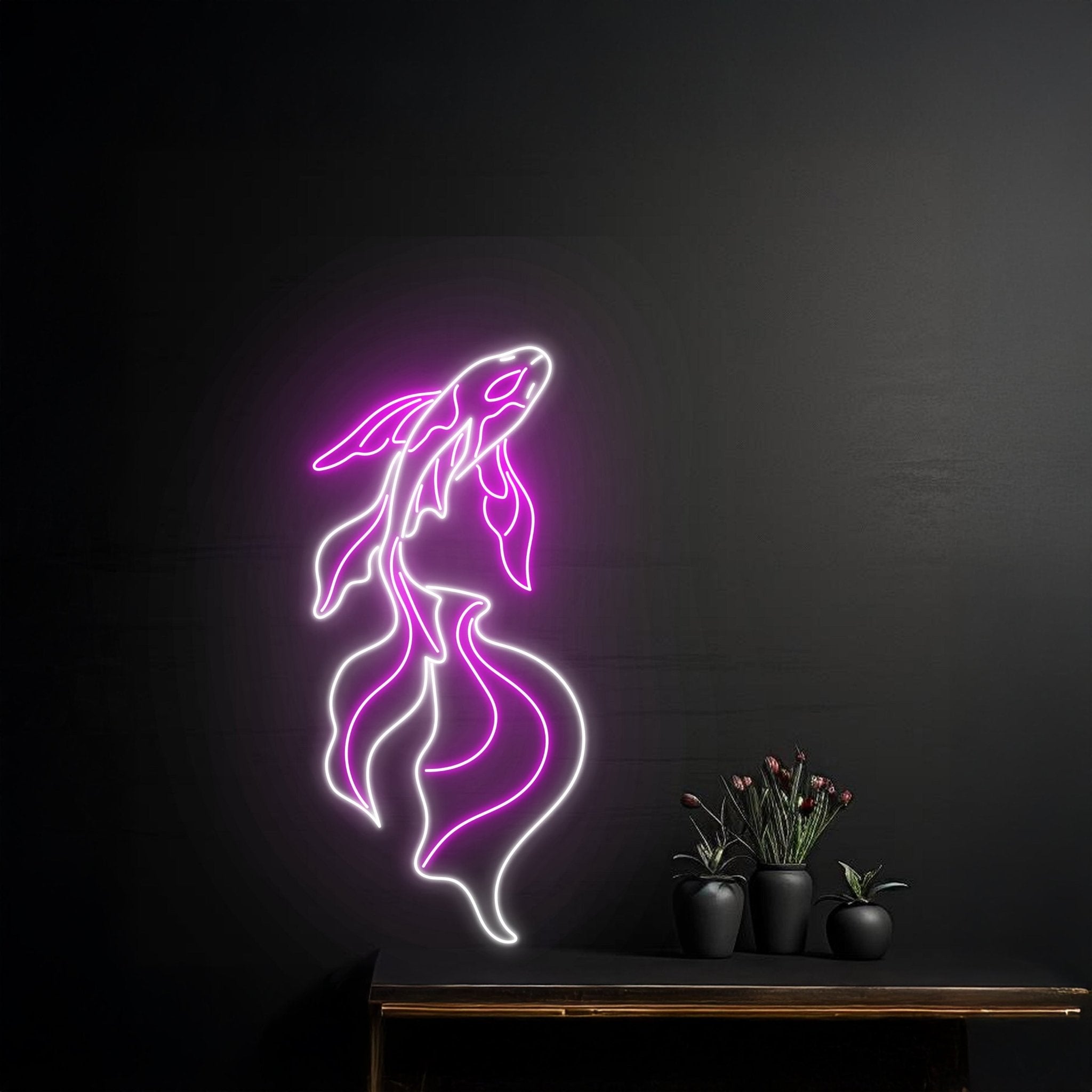 Koi Fish Led Neon Signs Custom Led Neon Signs - Shineneon