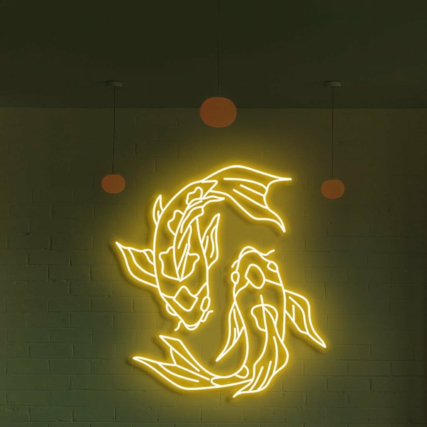 Koi Fish Neon Art Serenity And Grace For Tranquil Spaces - Shineneon