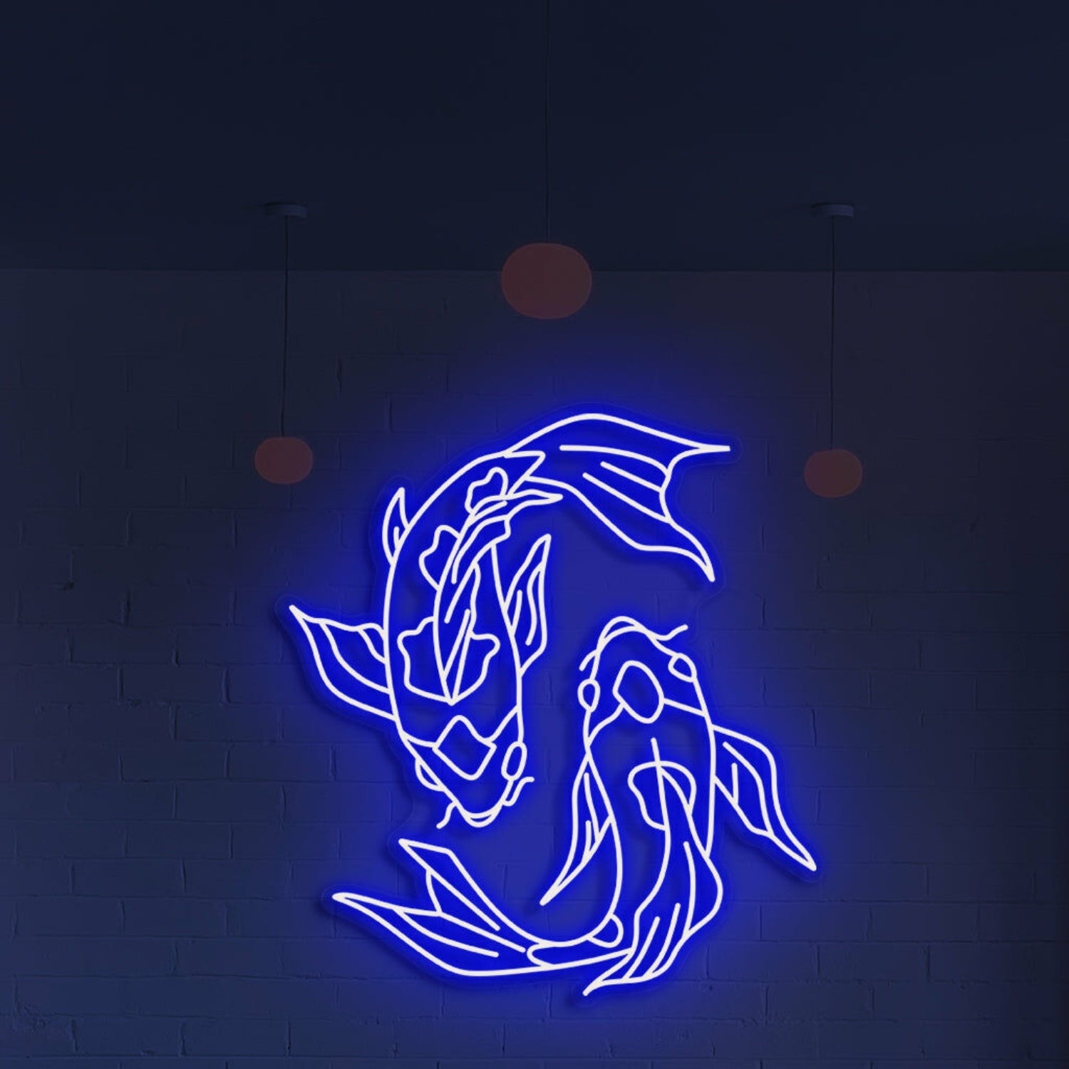 Koi Fish Neon Art Serenity And Grace For Tranquil Spaces - Shineneon