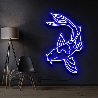 Koi Fish V2 Led Neon Sign For Nature And Artistic Decor | Shineneon