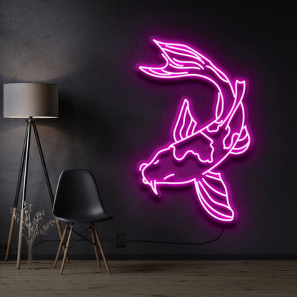 Koi Fish V2 Led Neon Sign For Nature And Artistic Decor | Shineneon