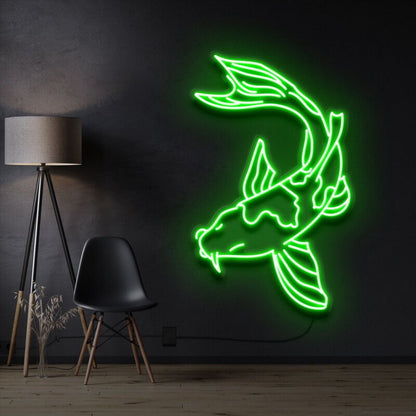 Koi Fish V2 Led Neon Sign For Nature And Artistic Decor | Shineneon