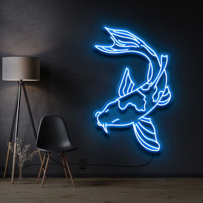 Koi Fish V2 Led Neon Sign For Nature And Artistic Decor | Shineneon