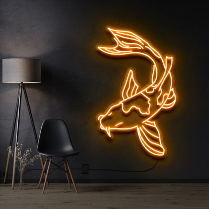 Koi Fish V2 Led Neon Sign For Nature And Artistic Decor | Shineneon