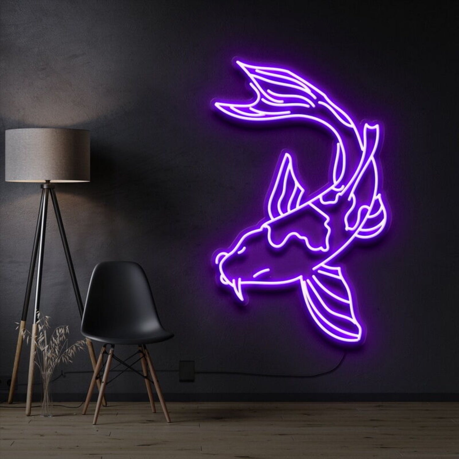 Koi Fish V2 Led Neon Sign For Nature And Artistic Decor | Shineneon