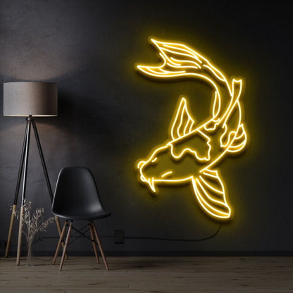 Koi Fish V2 Led Neon Sign For Nature And Artistic Decor | Shineneon