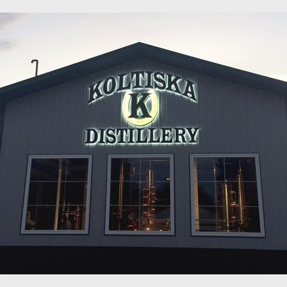 Koltiska Distillery 3D Backlit Channel Letters Led Light Sign - Shineneon