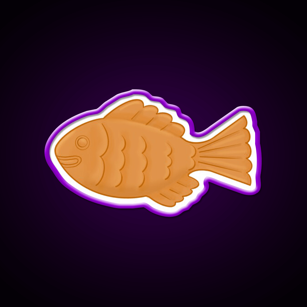 Korean Fish Bread Bungeoppang Snack Food Led Neon Sign Rgb Color - Shineneon