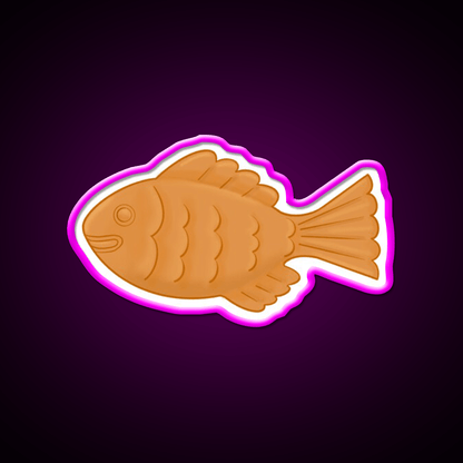 Korean Fish Bread Bungeoppang Snack Food Led Neon Sign Rgb Color - Shineneon