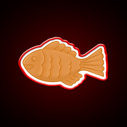 Korean Fish Bread Bungeoppang Snack Food Led Neon Sign Rgb Color - Shineneon