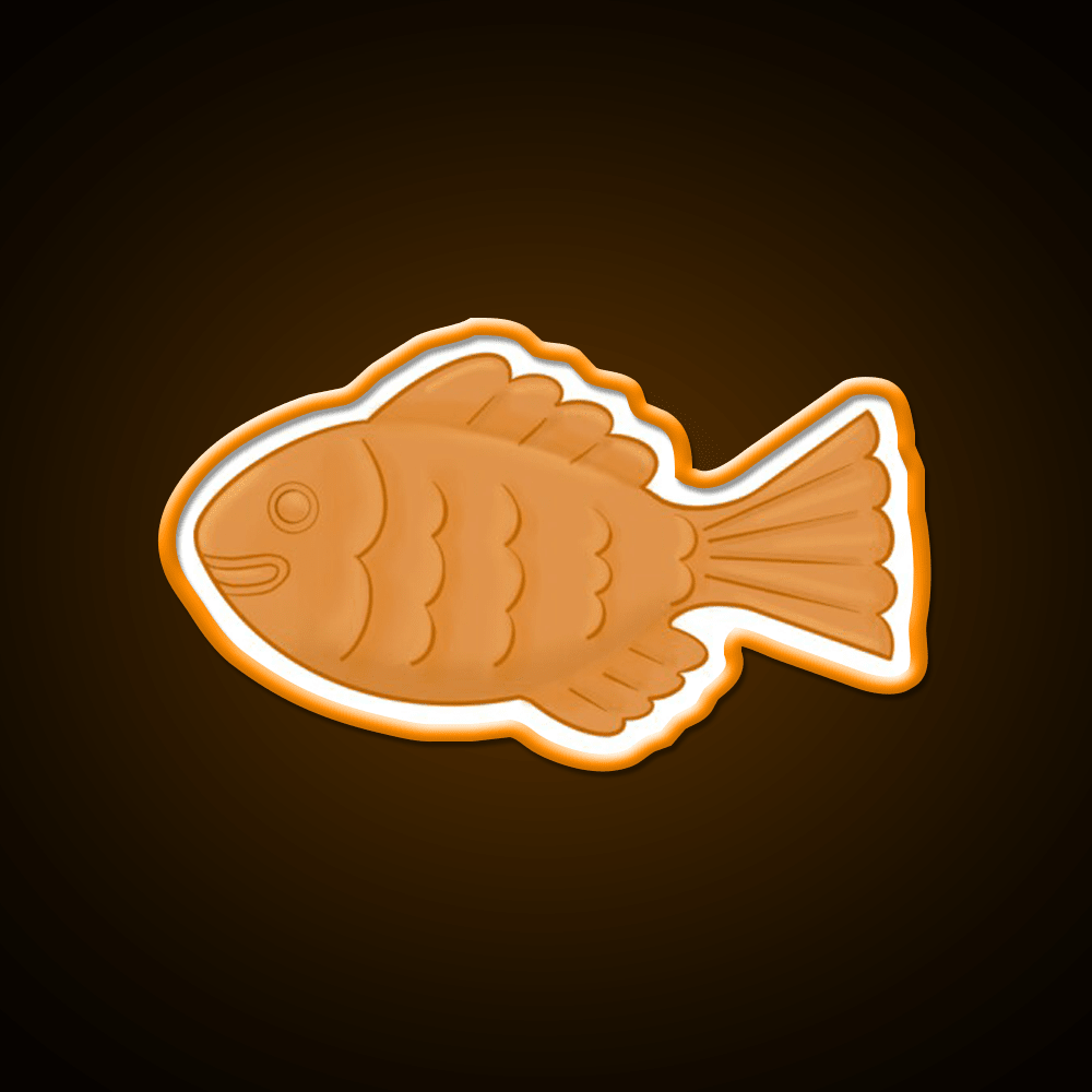Korean Fish Bread Bungeoppang Snack Food Led Neon Sign Rgb Color - Shineneon