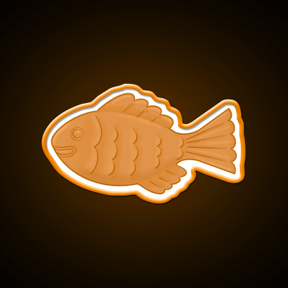 Korean Fish Bread Bungeoppang Snack Food Led Neon Sign Rgb Color - Shineneon