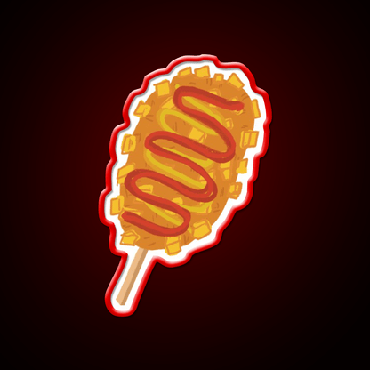 Korean Hot Dog Snack Food Led Neon Sign Rgb Color - Shineneon