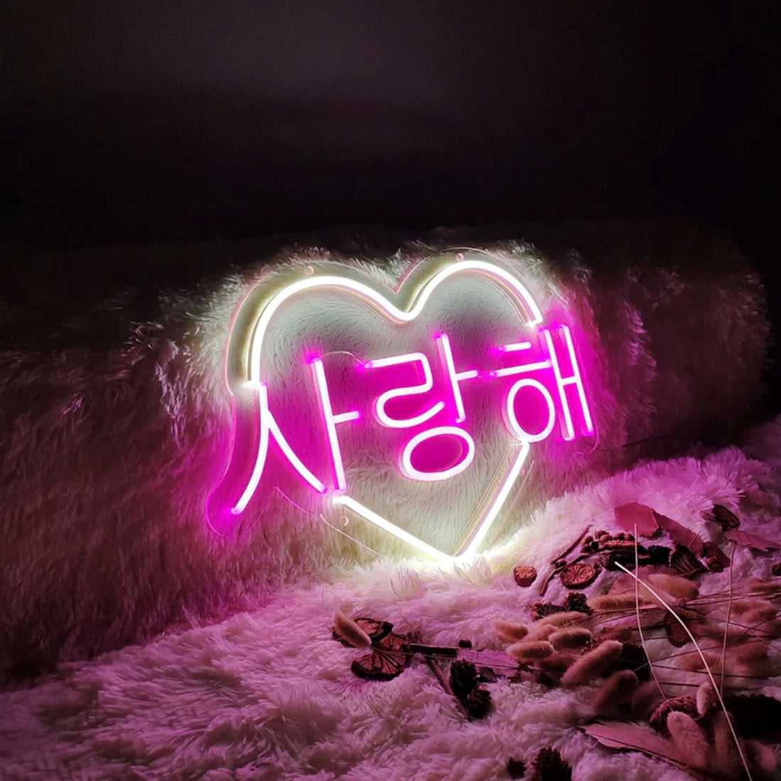 Korean Lover Led Sign Business Neon Sign