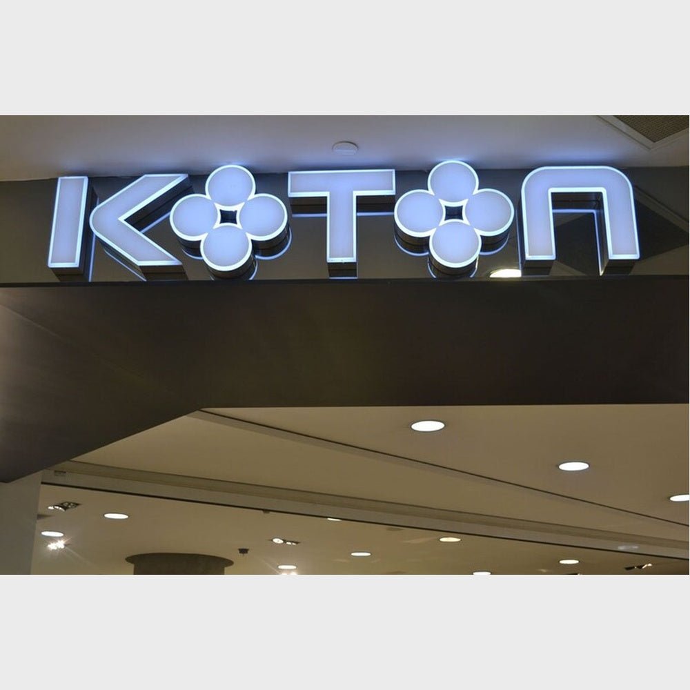 Koton 3D Frontlit Channel Letters Led Light Sign - Shineneon