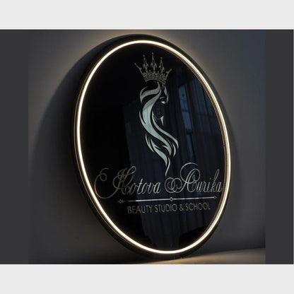 Kotova Beauty School Acrylic Business Logo Sign - Shineneon