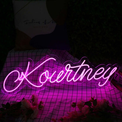 Kourtney Purple Led Neon Sign - Shineneon