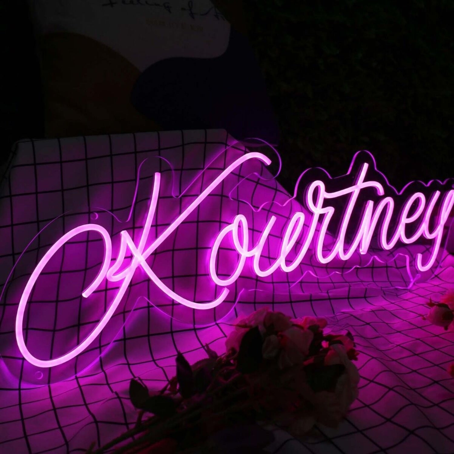 Kourtney Purple Led Neon Sign - Shineneon