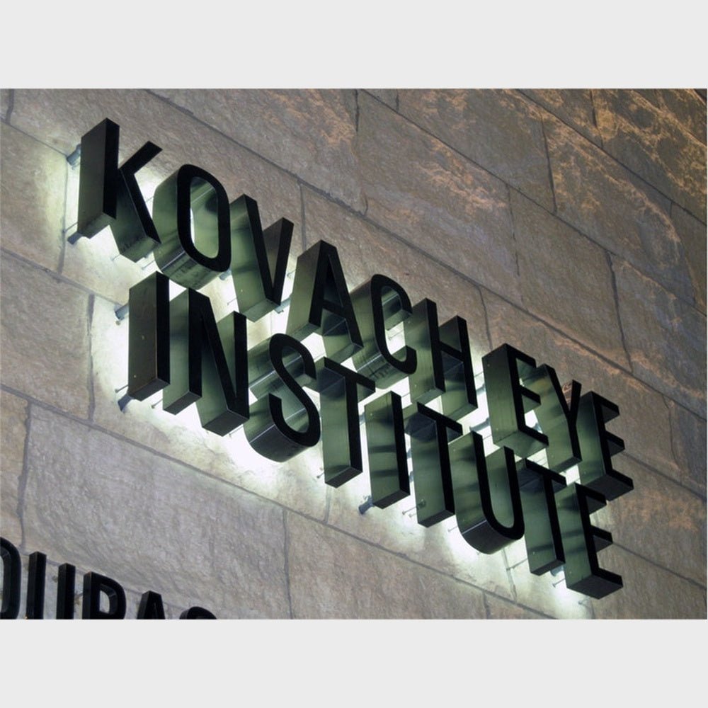 Kovacheye Institute 3D Backlit Channel Letters Led Light Sign - Shineneon