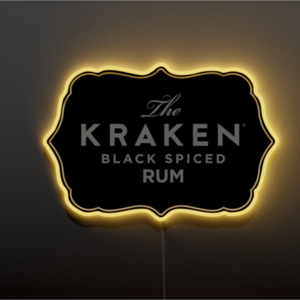 Kraken Black Spiced Rum Neon Sign