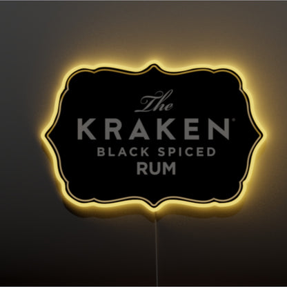 Kraken Black Spiced Rum Neon Sign