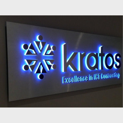 Kratos Acrylic Business Logo Sign - Shineneon