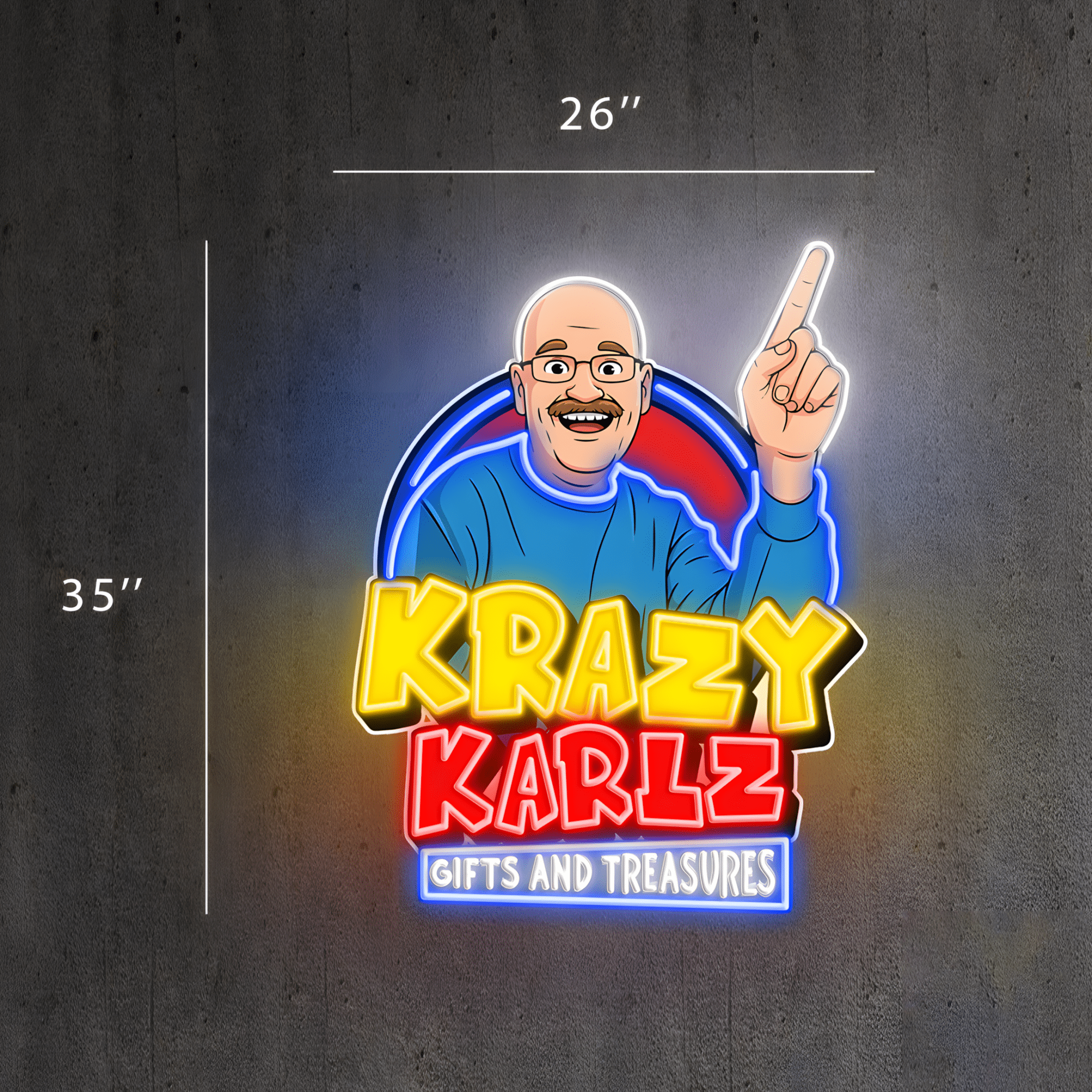 Krazy Karlz Gifts and Treasures Custom Led Neon Sign - Shineneon