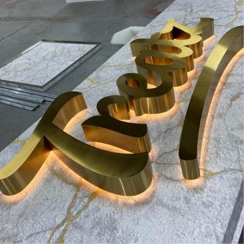 Kream 3D Backlit Channel Letters Led Light Sign - Shineneon