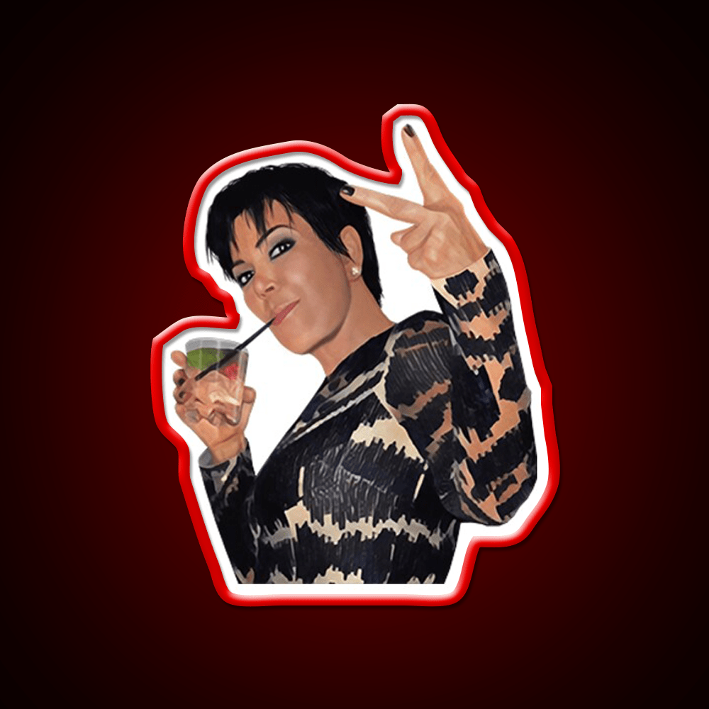 Kris Jenner Party Drink Tequila Led Neon Sign Rgb Color - Shineneon