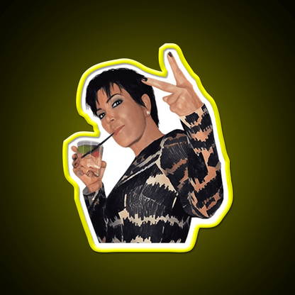 Kris Jenner Party Drink Tequila Led Neon Sign Rgb Color - Shineneon