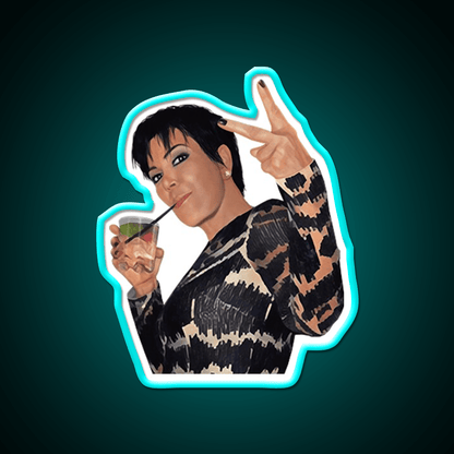Kris Jenner Party Drink Tequila Led Neon Sign Rgb Color - Shineneon