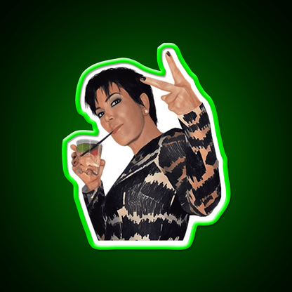 Kris Jenner Party Drink Tequila Led Neon Sign Rgb Color - Shineneon