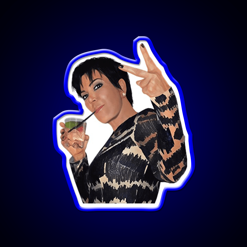 Kris Jenner Party Drink Tequila Led Neon Sign Rgb Color - Shineneon