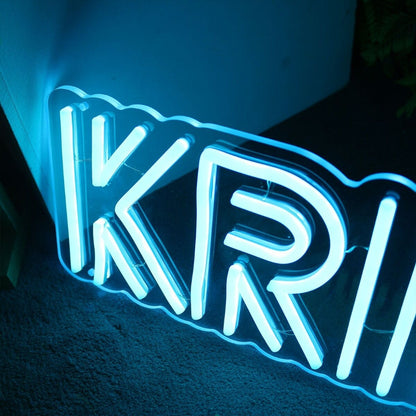 Krisha Blue Led Neon Sign - Shineneon