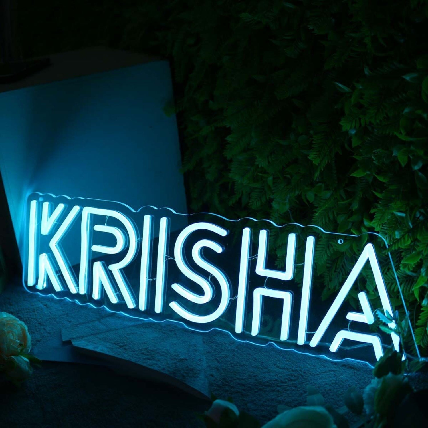 Krisha Blue Led Neon Sign - Shineneon