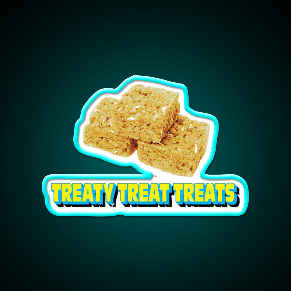 Krispy Treats Fast Food Led Neon Sign For Burger Place Rgb Color - Shineneon