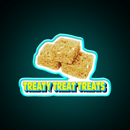 Krispy Treats Fast Food Led Neon Sign For Burger Place Rgb Color - Shineneon