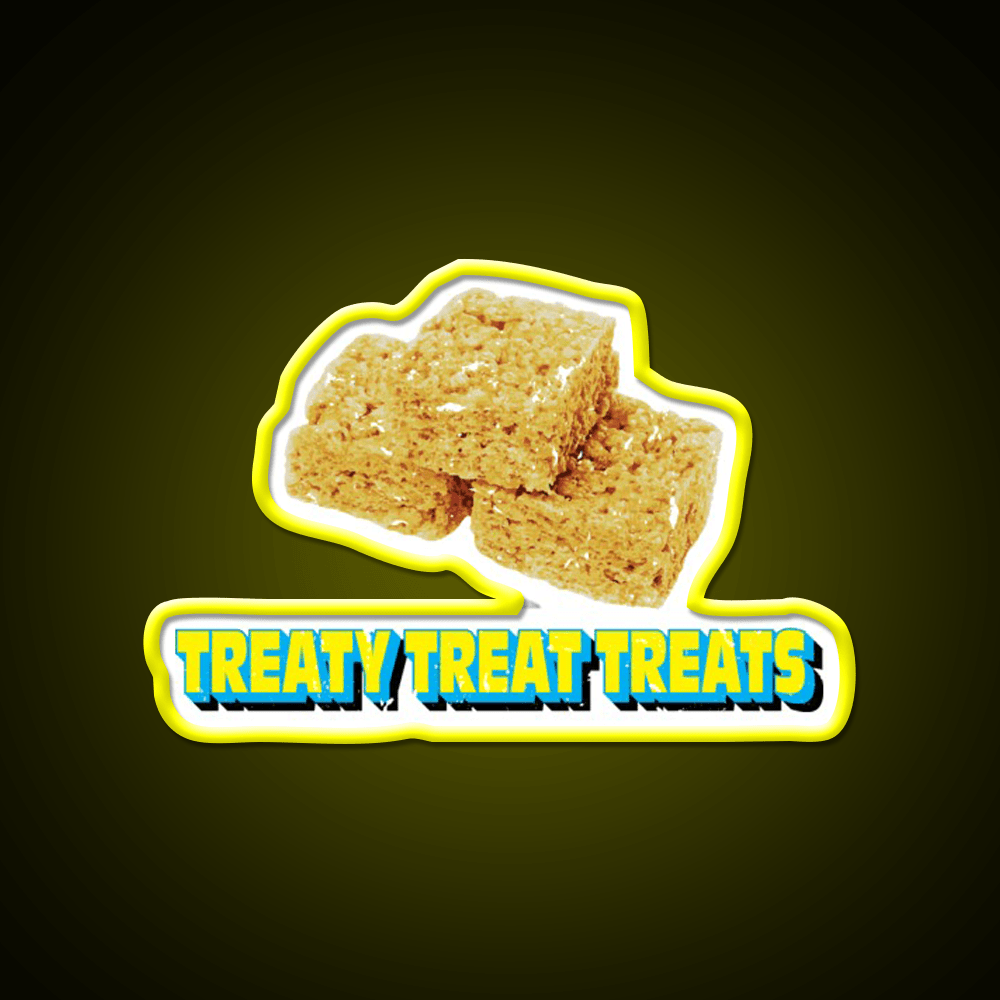 Krispy Treats Fast Food Led Neon Sign For Burger Place Rgb Color - Shineneon