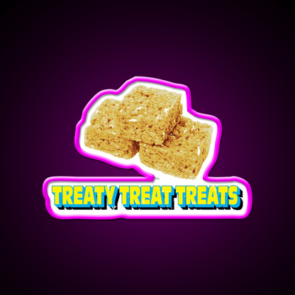 Krispy Treats Fast Food Led Neon Sign For Burger Place Rgb Color - Shineneon