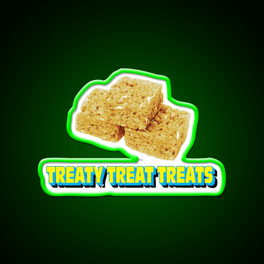 Krispy Treats Fast Food Led Neon Sign For Burger Place Rgb Color - Shineneon