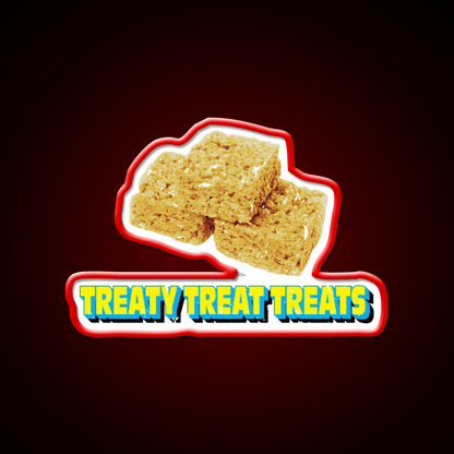 Krispy Treats Fast Food Led Neon Sign For Burger Place Rgb Color - Shineneon